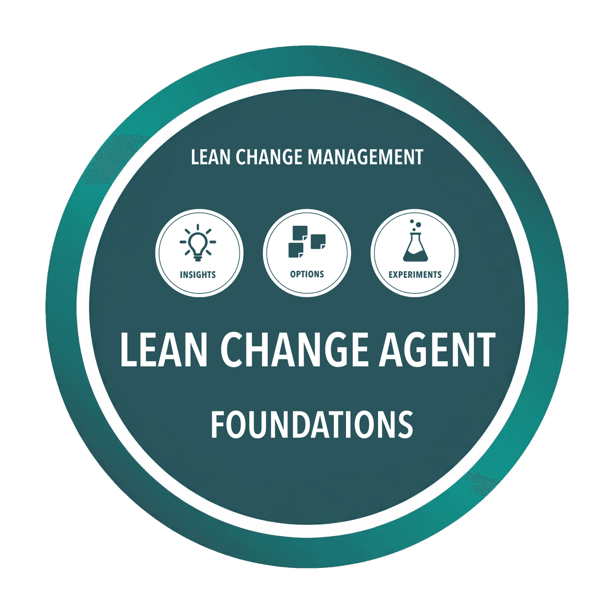 Lean Change Agent Foundations certification badge